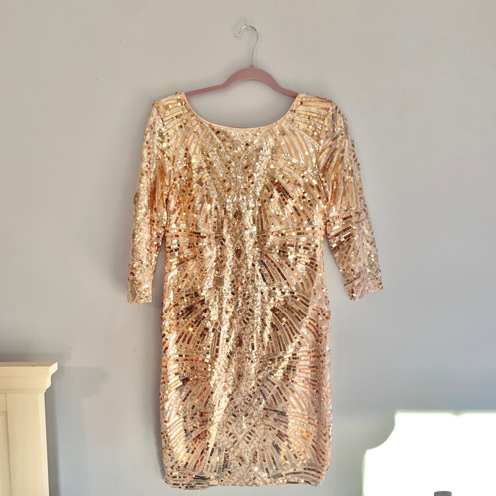 Dillard’s Sequin Cocktail Dress Size 6
